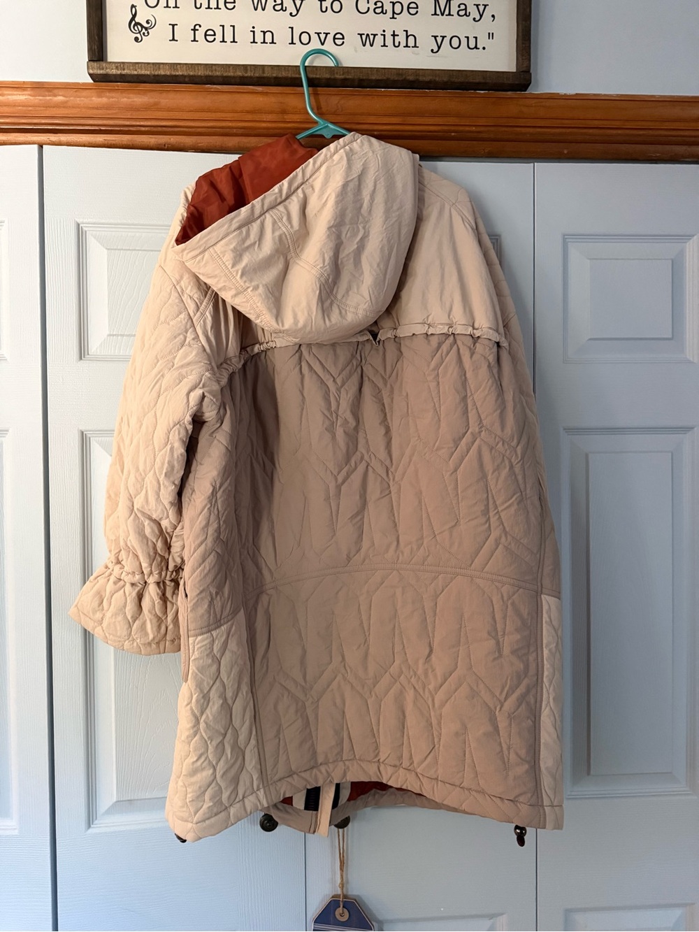 pilcro quilted mix liner coat | anthropolgie - Picture 7 of 7